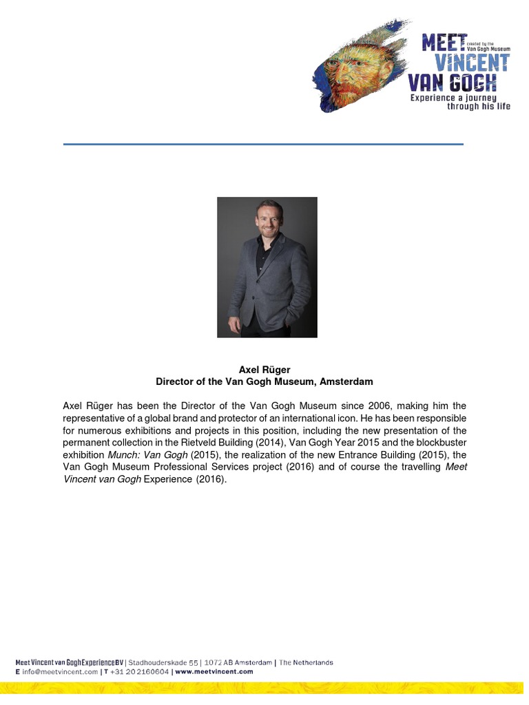 Van Gogh Museum Leadership Profiles | PDF | Vincent Van Gogh | Business
