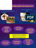 Reka Bentuk Makanan Bahagian 2