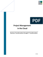 Project Management in the Cloud Drives IT Transformation
