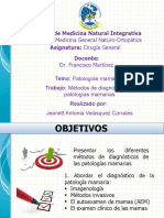 Métodos de Diagnóstico en Patologías Mamarias