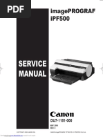 Imageprograf Ipf500: Service Manual