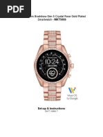 Michael Kors MKT 5089 - Set-up & Instructions