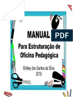 Manual para A Estruturação de Oficina Pedagogia.