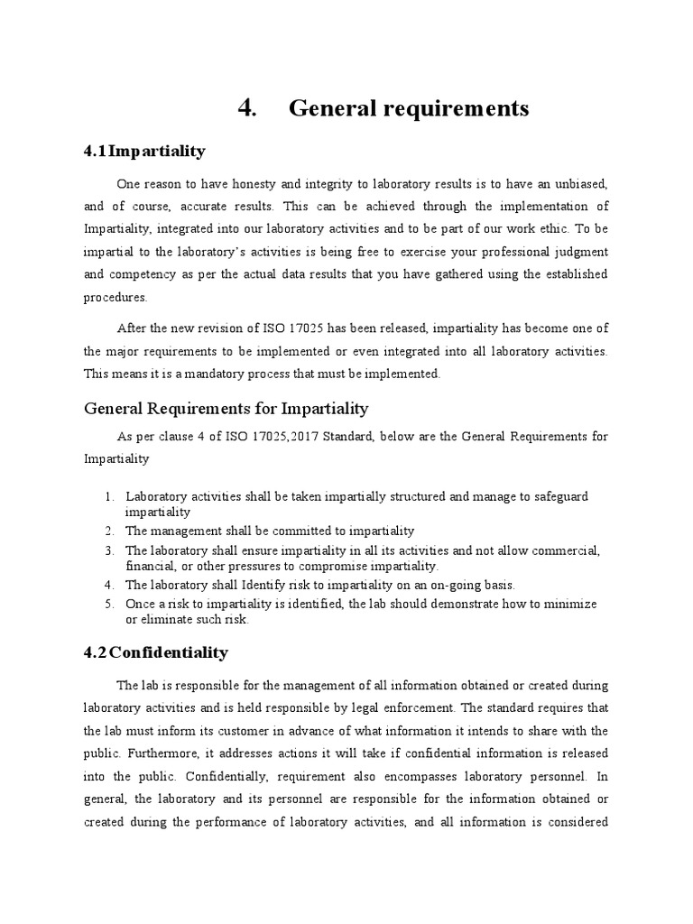 Job Descriptions for Key Positions at a Testing Laboratory PDF