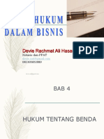 Aspek Hukum Dalam Bisnis Hukum Tentang Benda