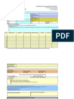 Calibration Service Request Form: CLL Corporate Office and Central Laboratory