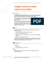 Gallagher Hardware Installer Course Outline v1 17.07.19 PDF