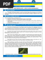 Science, Tenchnology, and Nation-Building: Study Guide For Module No. 4