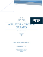 Analisis Ladron de Sabado PDF