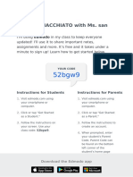 Stem 12 Macchiato Edmodo Code PDF