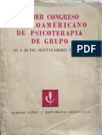 Goldenberg Et Al - 1957 - Proyecto Psicoterapia de Grupo en Un Hospital General