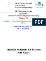 Lecture 07 Rotational Mechanical Systems and Systems With Gears