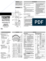 Sanwa Yx360trf Multitester PDF