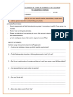 Ficha de Actividades Tutoria 1ro y 2do - Semana 31 PDF