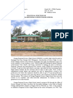 Political Function of Caraga Regional Science High School
