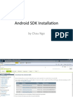 Android SDK Installation: by Chau Ngo