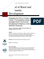Journal of Rural and Community Development