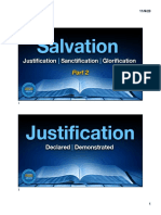 Salvation: Justification Sanctification Glorification