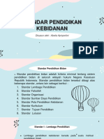 STANDAR PENDIDIKAN KEBIDANAN (Bella)