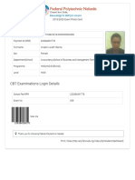 Eduportal - Federal Polytechnic Nekede - Exam Photocard5