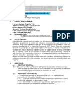 Plan de Trabajo de Alimentación Cae