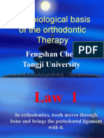 The Biological Basis of The Orthodontic Therapy: Fengshan Chen Tongji University