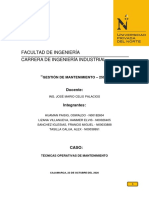 Técnicas Operativas Del Mantenimiento PDF