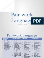 Pair Work Language