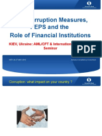 Anti-Corruption Measures and PEPS