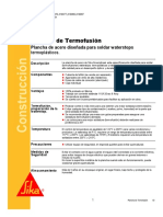 Termofusionar Waterstops Plancha de Termofusion PDF