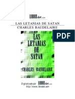 Charles Baudelaire Letanias de Satan Las