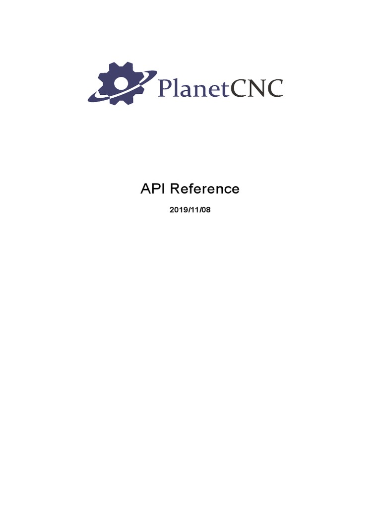 PlanetCNC TNG API | PDF | Computer Architecture | Software