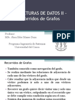 ESTRUCTURAS DE DATOS II - Recorridos de Grafos PDF