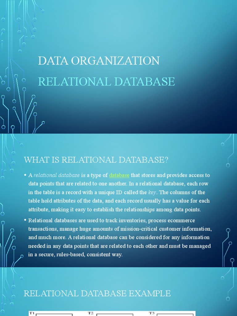 Relational Database | PDF