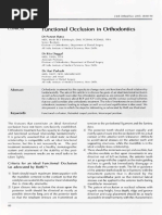 Functional Occlusion in Orthodontics: Clinical