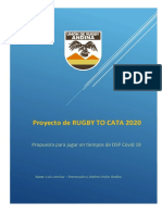 Propuesta para Jugar Rugby en Tiempos de DSP Covid 19