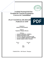 PLAN NACIONAL DE DESARROLLO PARAGUAY 2030