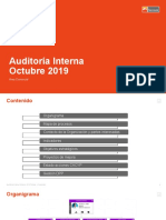 Auditoría Interna Octubre 2019