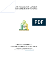 ! Panduan Dan Contoh Laporan PKL - REV2 PDF