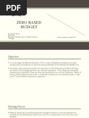 zero based budget