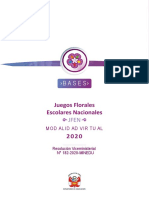 Bases Juegos Florales 2020