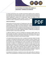 Impacto de Los Sistemas de Informacio N Sobre Las Organizaciones y Empresas de Negocios PDF