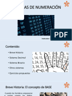 SISTEMAS NUMÉRICOS