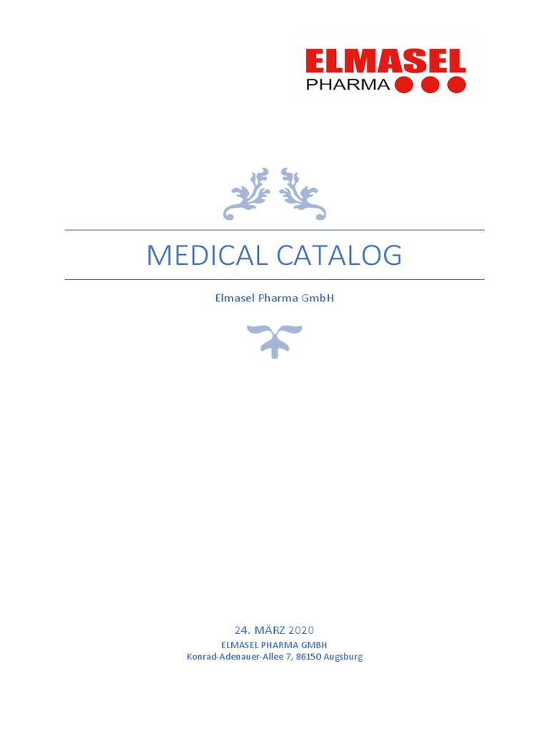 Medical Catalog PDF Prevention Public Health