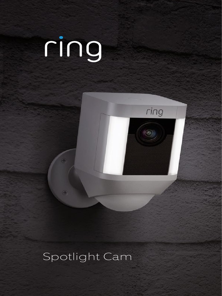 Spotlight Cam Battery MANUAL Web PDF | PDF | Electrical Connector ...
