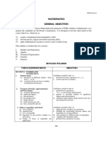 Mathematics Jamb Syllabus PDF