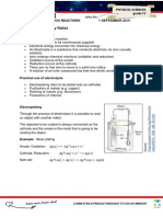 Section A: Summary Notes: Application of Redox Reactions 1 September 2015