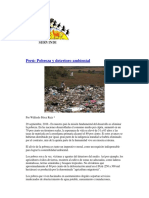 Servindi Perú Pobreza y Deterioro Ambiental