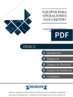 Equipos Para Operaciones Gas-Líquido (Diapositivas), - Luiggi Jordán
