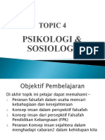 Slaid Transkrip Temuramah 4 (Psikologi Dan Sosiologi)